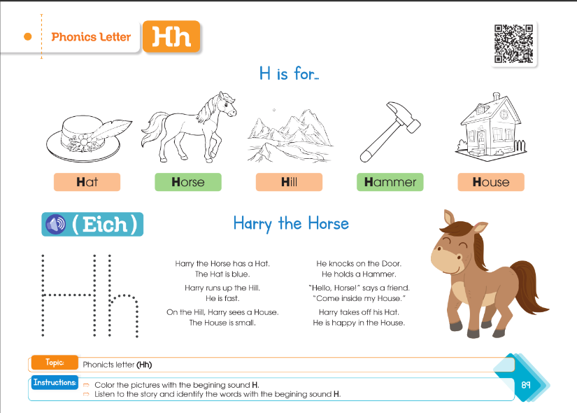Letter H