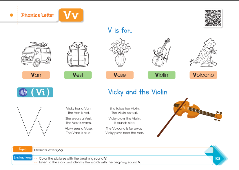 Letter V
